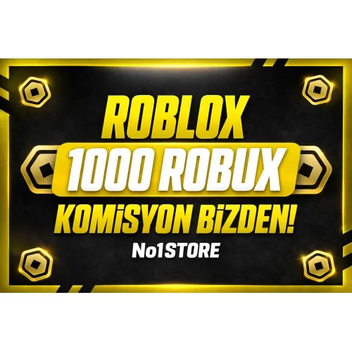  ⚡1429 1000 Robux – Komisyon Bizden  Roblox